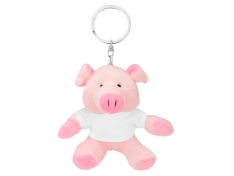 Изображение №2 | Брелок «Свинка Одри» (розовый, белый)