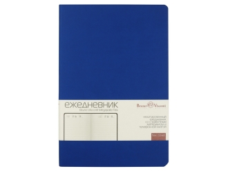 Изображение №2 | Ежедневник недатированный А5 «Megapolis Velvet Flex» A5 (синий)