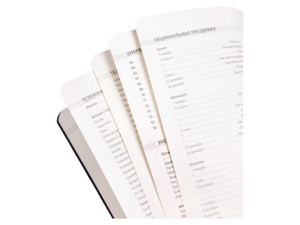 Изображение №4 | Ежедневник недатированный А5 «Megapolis Velvet Flex» A5 (синий)