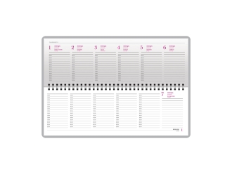 Изображение №6 | Планинг датированный «Sidney Nebraska» на 2026 год (бордовый)