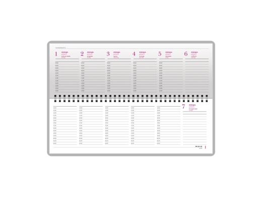 Изображение №6 | Планинг датированный «Sidney Nebraska» на 2026 год (бордовый)