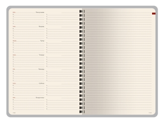 Изображение №7 | Еженедельник недатированный А5 «Concept» A5 (оранжевый)