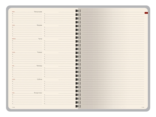 Изображение №7 | Еженедельник недатированный А5 «Concept» A5 (оранжевый)