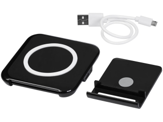 Изображение №5 | Беспроводное зарядное устройство-подставка для смартфона «Catena» (черный)