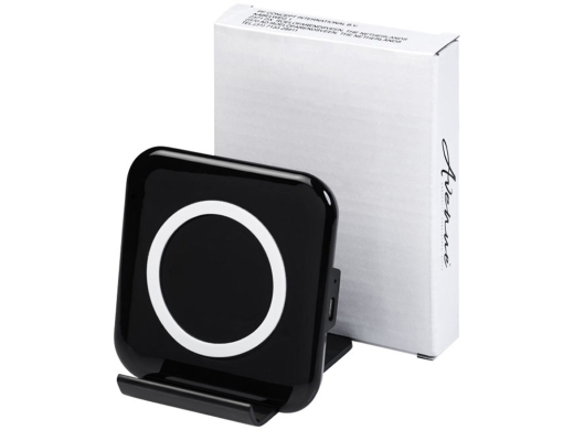 Изображение №1 | Беспроводное зарядное устройство-подставка для смартфона «Catena» (черный)