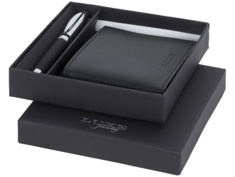 Изображение №1 | Подарочный набор: ручка шариковая, портмоне (черный)