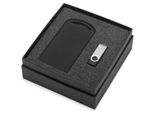 Изображение №2 | Подарочный набор Jack Nicholson с флешкой и зарядным устройством 8Gb (черный, серебристый)