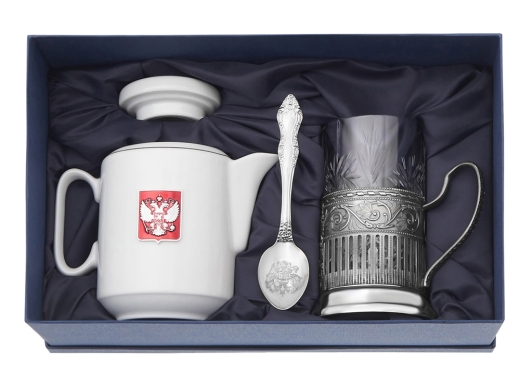 Изображение №2 | Чайный набор «Эгоист» (серебристый)