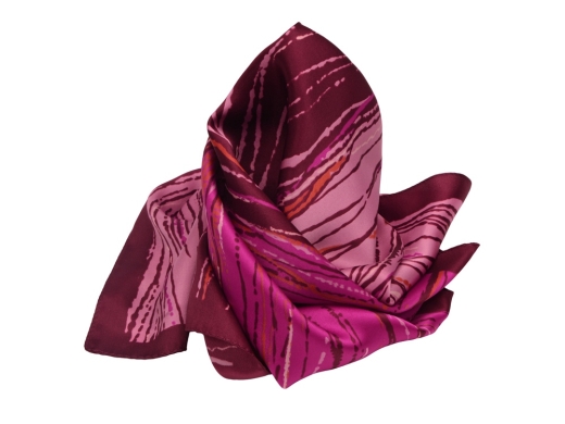 Изображение №2 | Платок в подарочном мешочке (бордовый)