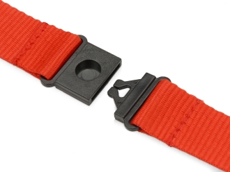 Изображение №4 | Ланьярд с карабином и замком безопасного разрыва (красный)