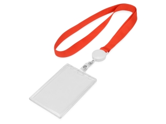 Изображение №2 | Ланьярд с ретрактором (красный)