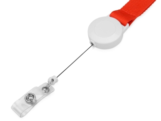 Изображение №4 | Ланьярд с ретрактором (красный)