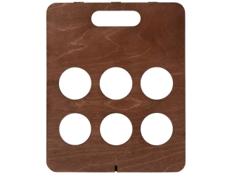 Изображение №3 | Подставка под винные бутылки «Groot» (красно-коричневый)