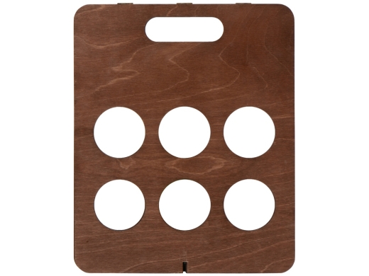 Изображение №3 | Подставка под винные бутылки «Groot» (красно-коричневый)