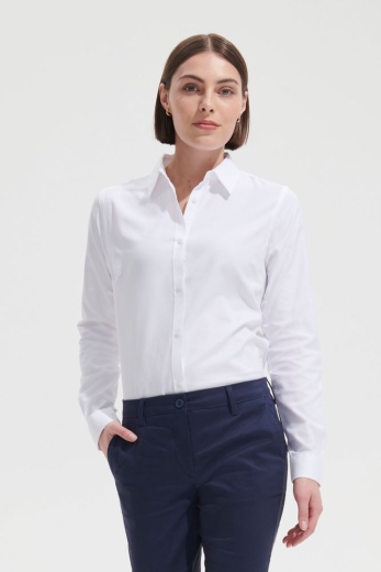 Изображение №4 | Рубашка женская Brody Women голубая, размер XS