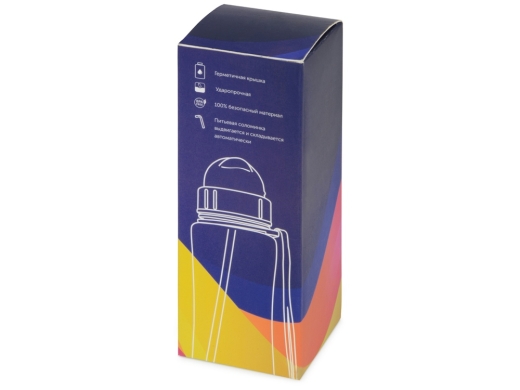 Изображение №5 | Бутылка для воды со складной соломинкой «Kidz» (красный)