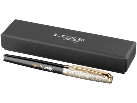 Изображение №6 | Ручка металлическая шариковая «Doré» (черный/золотистый)