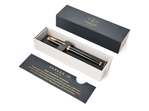 Изображение №4 | Ручка роллер Parker «IM Core Black GT» (черный глянцевый/золотистый)