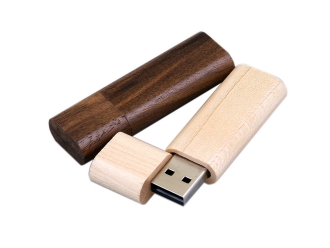 Изображение №3 | USB 2.0- флешка на 16 Гб эргономичной прямоугольной формы с округленными краями 16Gb (натуральный)