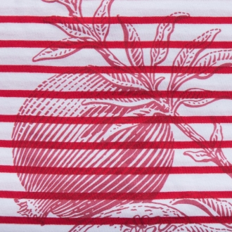 Изображение №4 | Футболка женская Grand Granat, белая с красным, размер XS