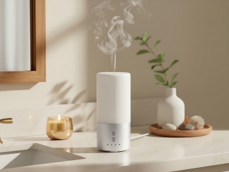 Изображение №14 | Стационарный увлажнитель-аромадиффузор «Breathe» (белый/серебристый)