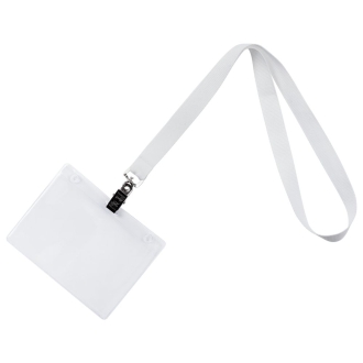 Изображение №2 | Лента для бейджа Neckband, белая