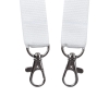 Изображение №3 | Лента для бейджа с 2 карабинами Carabine Duo, белая
