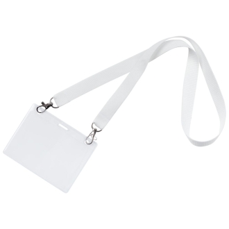 Изображение №2 | Лента для бейджа с 2 карабинами Carabine Duo, белая