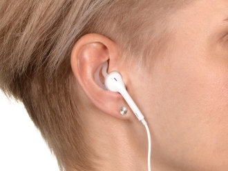 Изображение №4 | Беспроводные наушники «Get Up» с чехлом (белый)