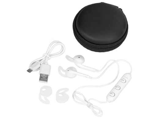 Изображение №1 | Беспроводные наушники «Get Up» с чехлом (белый)