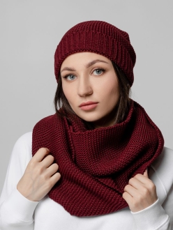 Изображение №6 | Снуд Brugge, бордовый