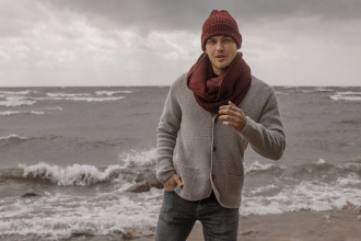 Изображение №7 | Снуд Brugge, бордовый