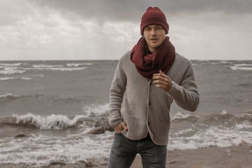 Изображение №7 | Снуд Brugge, бордовый