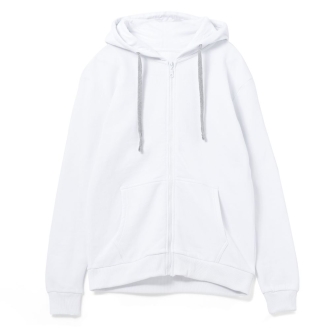 Изображение | Толстовка на молнии с капюшоном Unit Siverga белая, размер S