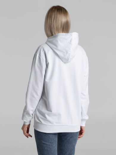 Изображение №11 | Толстовка на молнии с капюшоном Unit Siverga белая, размер S