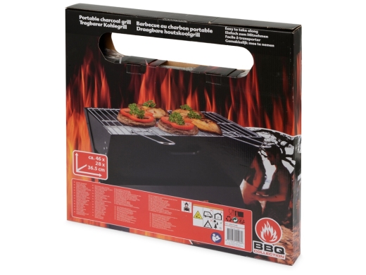 Изображение №2 | Складной переносной мангал для BBQ «Mangal» (черный)