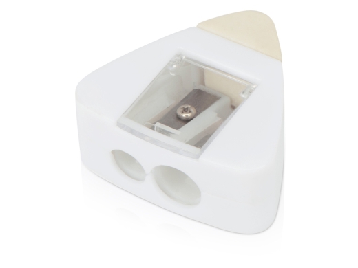 Изображение №1 | Точилка с ластиком «Easy duo» (белый)