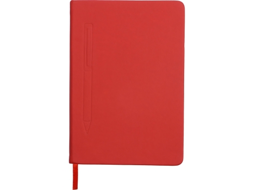 Изображение №4 | Блокнот А5 «Magnet» soft-touch с магнитным держателем для ручки A5 (красный)
