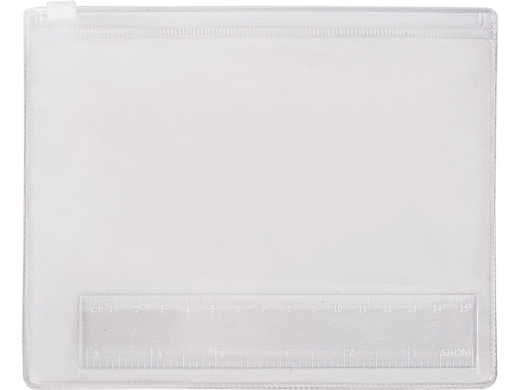 Изображение №2 | Набор канцелярский: пенал, линейка (прозрачный)