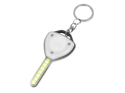 Изображение №2 | Брелок-фонарик COB «Switch» (белый/серый)
