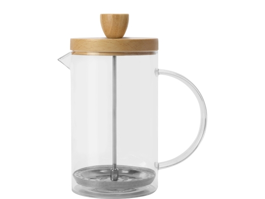 Изображение №3 | Френч-пресс с деревянной крышкой «Siesta» (прозрачный/натуральный)