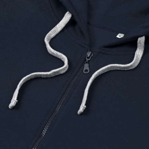 Изображение №3 | Толстовка на молнии с капюшоном Unit Siverga Heavy темно-синяя, размер XS