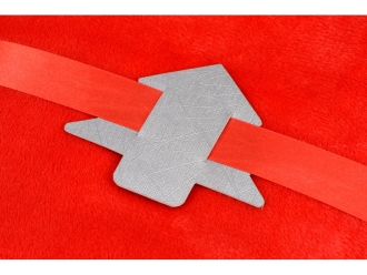 Изображение №2 | Новогодняя бирка для пледов «Елочка» (серебристый)