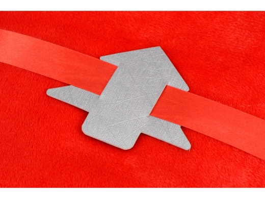 Изображение №2 | Новогодняя бирка для пледов «Елочка» (серебристый)