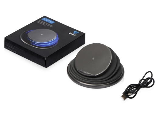 Изображение №7 | Беспроводное зарядное устройство «Hybrid» с ночником (серый)