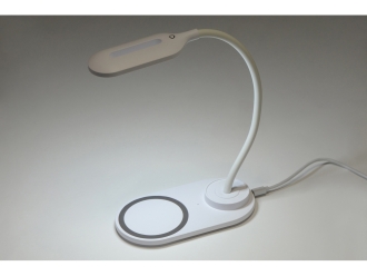 Изображение №3 | Настольный светильник с беспроводной зарядкой «Flamp» (белый)