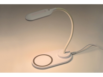 Изображение №4 | Настольный светильник с беспроводной зарядкой «Flamp» (белый)