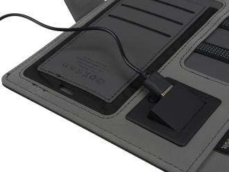 Изображение №7 | Органайзер с беспроводной зарядкой «Powernote», 5000 mAh (темно-серый)