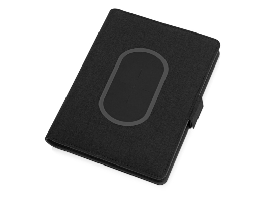 Изображение №1 | Органайзер с беспроводной зарядкой «Powernote», 5000 mAh (темно-серый)