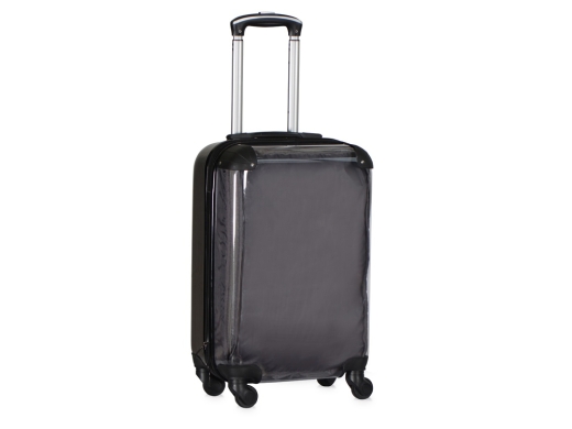 Изображение №1 | Чемодан прозрачный «Visit»  со сменной вставкой (серый/прозрачный)